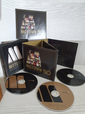 CD: Motown 50 (3 cd'er) - yesterday today forever, pop, 3 cd'er i perfekt stand. "Motown 50 - yester