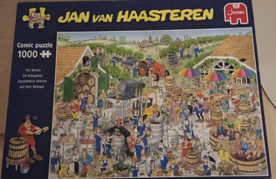 The Winery, Jan van Haasteren, puslespil, Som nyt. 1000 brikker. Kan sendes på købers regning