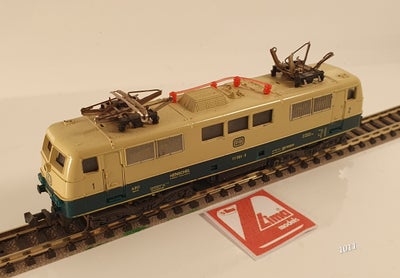 Modeltog, JH-N 1011 LIMA EL-lokomotiv, skala N, ANALOG drift - brugt - med en defekt pantograf
Kører