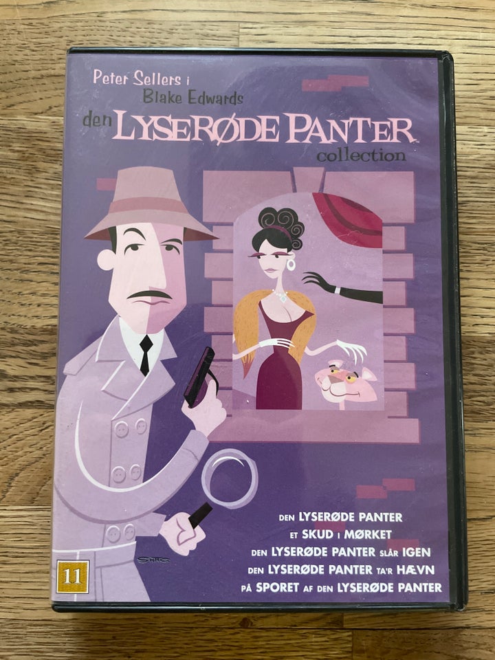 Den lyserøde panter, instruktør Blake Edwards, DVD