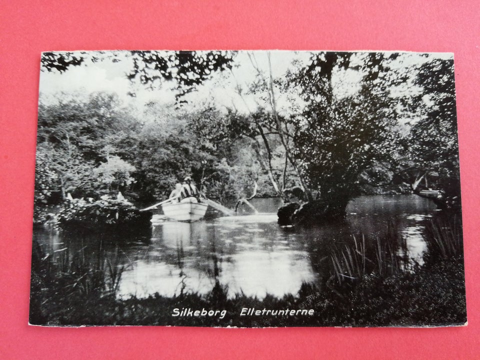 Postkort, Silkeborg.Elletrunterne.1950erne