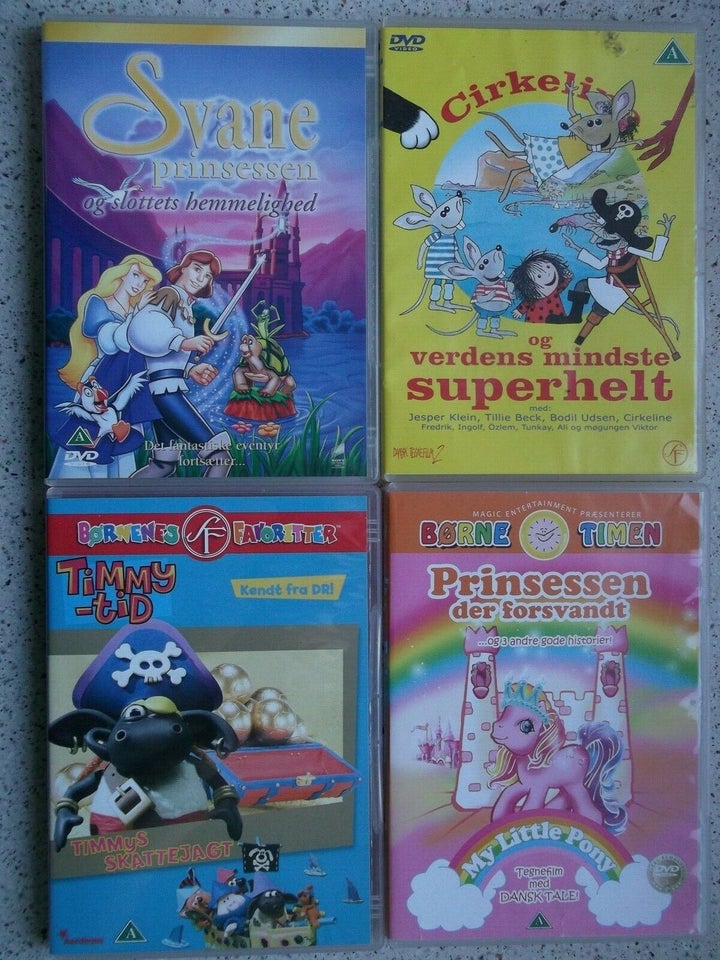 Børnefilm, DVD, familiefilm