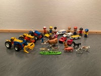 Traktorer, biler, dyr