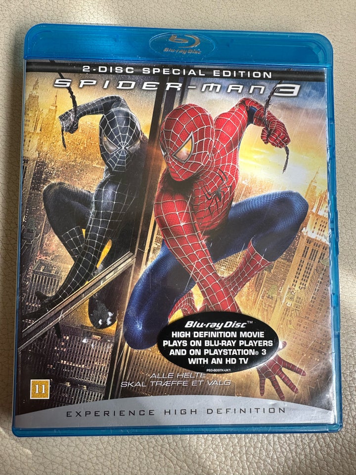 Spiderman 3, Blu-ray, action
