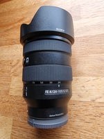 Zoom, Sony, FE 24-105 mm F4 G OSS-objektiv