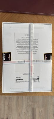 iPad 10, 64 GB, Perfekt, Helt ny Apple iPad 10,9" (2022) 
Wi-Fi 64 GB, sølv (inkl. oplader, cover og