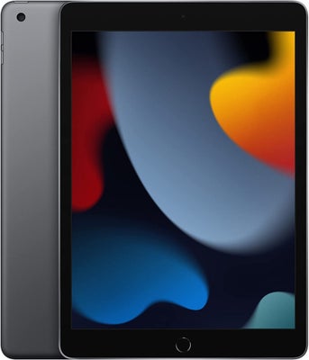 iPad 9, 256 GB, iPad 9. generation med 256 GB i Space Grey. Skærm på 10,2". iPad'en er i rigtig god 