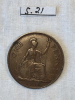 Vesteuropa, mønter, 1 Penny