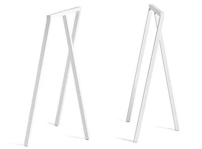 HAY Loop Stand Frame Bordben, Hay, 2 stk. i hvid (høj version).

Fine og praktiske bordben fra HAY, 