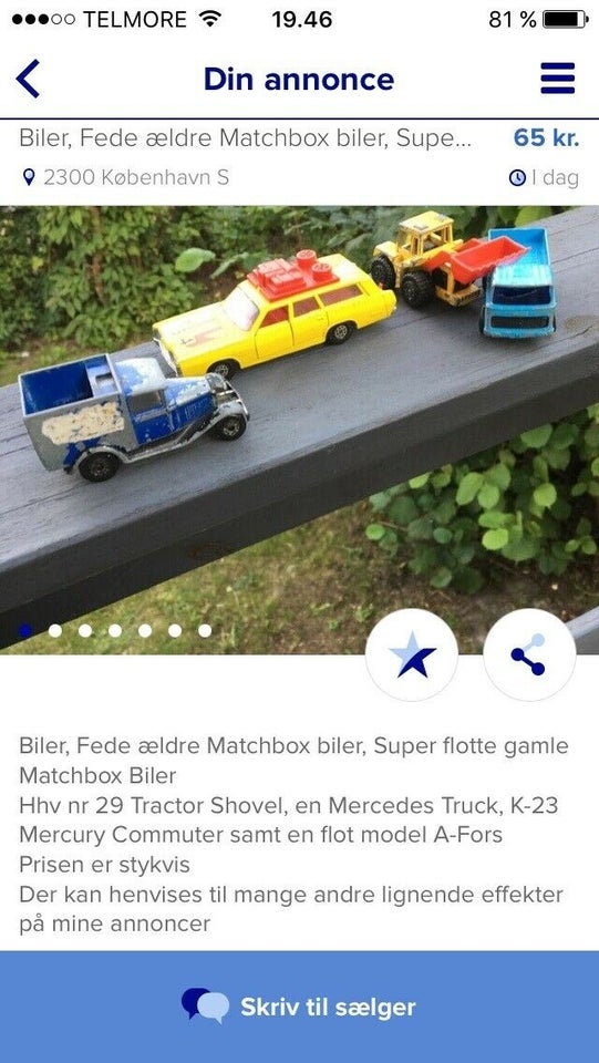 Biler, Gamle Matchbox biler