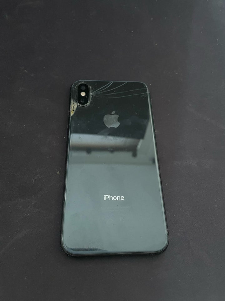 iPhone XS, 256 GB, sort