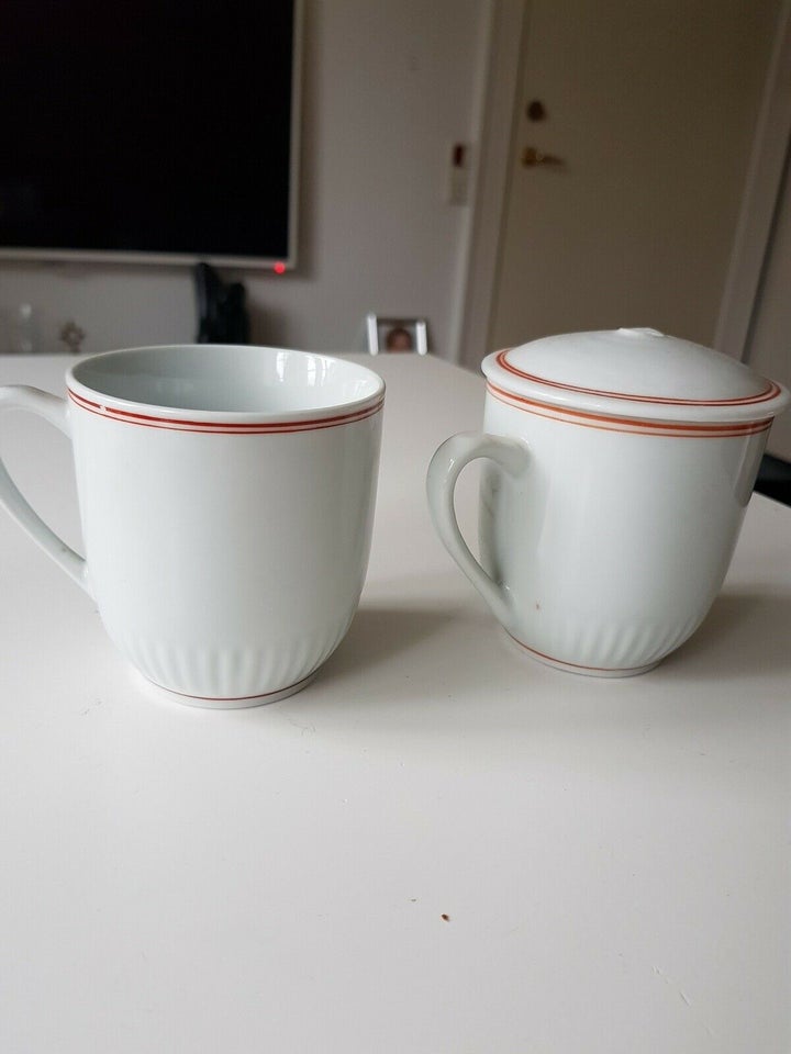 Porcelæn, Håndmalede kopper, Kinesiske krus