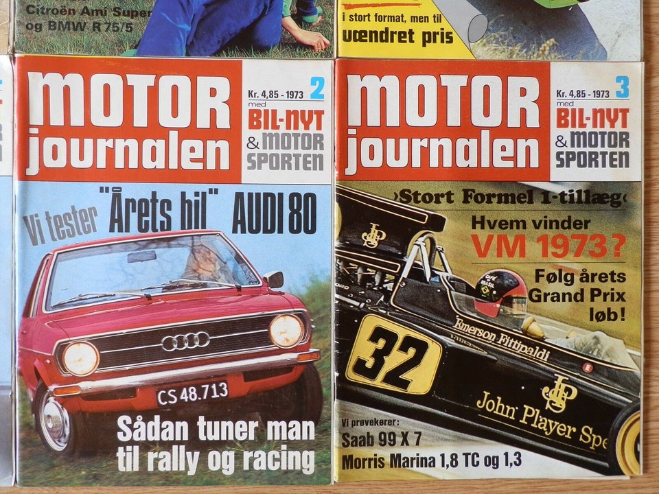 Motorjournalen 1973 årgange , Motorjournalen, emne: bil og