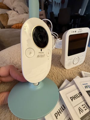 Babyalarm, Video Babyalarm, Philips Avent, Philips Avent Babyalarm Model SCD841/26 
Privat, sikker f