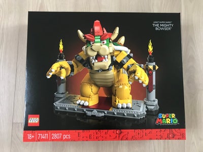 Lego Super Mario, 71411, Helt ny og uåbnet "The Mighty Bowser". Æsken er i perfekt stand med ubrudt 