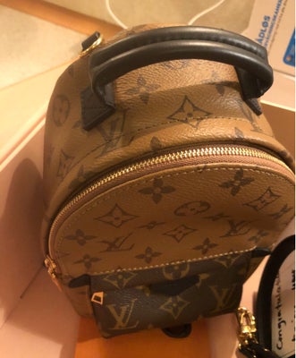 Crossbody, Louis Vuitton, kanvas, Udgået Palm spring mini backpack sælges da jeg ikke får den taget 