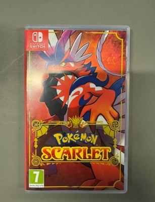 Pokemon Scarlet, Nintendo Switch, Pokemon Scarlet. Brugt få timer. 

Hvis det skal sendes, lægges de