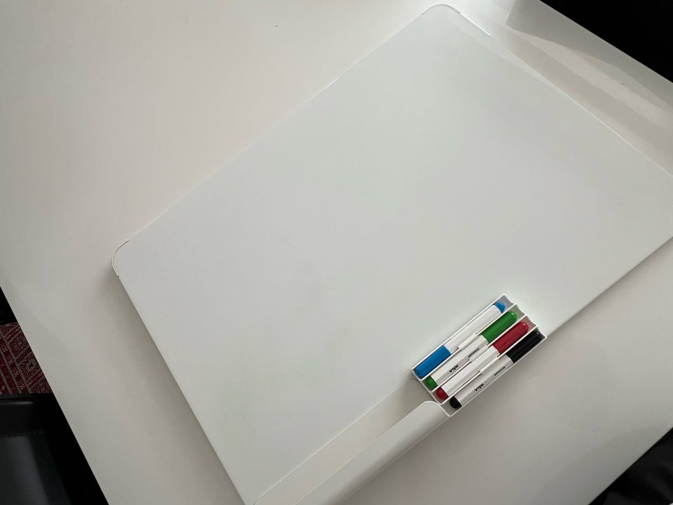 Whiteboard/magnettavle, hvid, 70X50 cm + 
Whiteb...