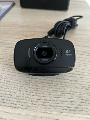 Webcam, Logitech C525, God, Logitech C525 720p webcam med indbygget mikrofon sælges

