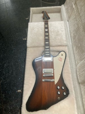 Elguitar, Gibson Firebird, Den er flot og har en værdi på cirka 20.000kr
Jeg vil gerne bytte til nog