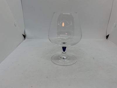 Glas, Cognac glas, Cristal d’Arques – Blå Sephir, Cristal d’Arques – Blå Sephir 
6stk Cognac glas – 