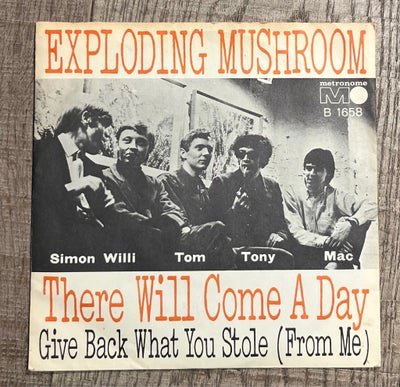 Single, Gasolin / Exploding  Mushroom , Rock, Flot Exploding Mushroom VG+/VG+
Label: Metronome – B 1
