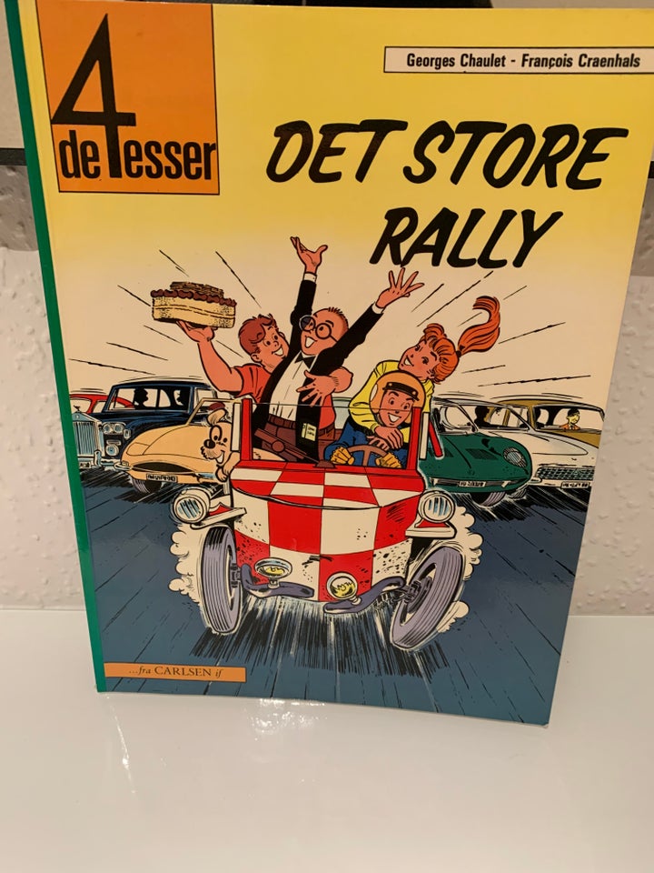 De 4 Esser Nr. 9 Det Store Rally, Tegneserie