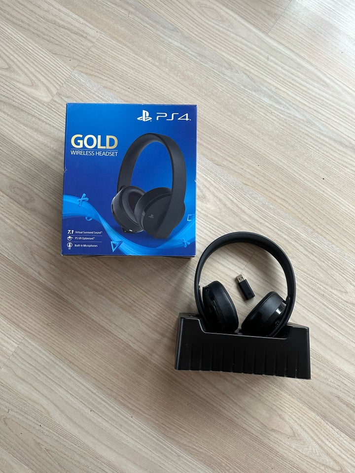 trådløse hovedtelefoner, Andet mærke, PS4 Gold Wireless