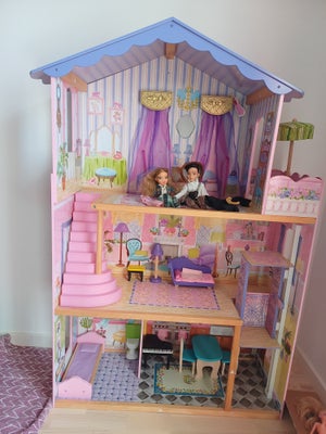 Barbie, Barbie dukkehus, Inkl. Alt på billedet. Elevatoren skal smørres, men fejler ellers ingenting
