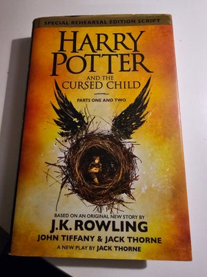 Harry potter and the cursed child, J. K Rowling, Bogen er på engelsk