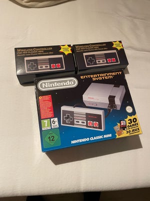 Nintendo NES, Nes Classic Mini, Perfekt, Nes Classic Mini med over 300 spil installeret, har kun vær