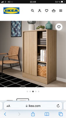 Andet skab, Ikea Tonstad, Se mål på billeder. Jeg har to stk. Købt til at stå oven på hinanden, derf