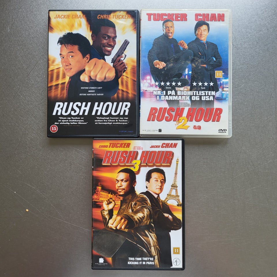 Rush hour 1+2+3, DVD, komedie