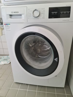 Bosch vaskemaskine, Serie 6, EcoSilence Drive, frontbetjent, energiklasse A+++, Halvt år gammel vask