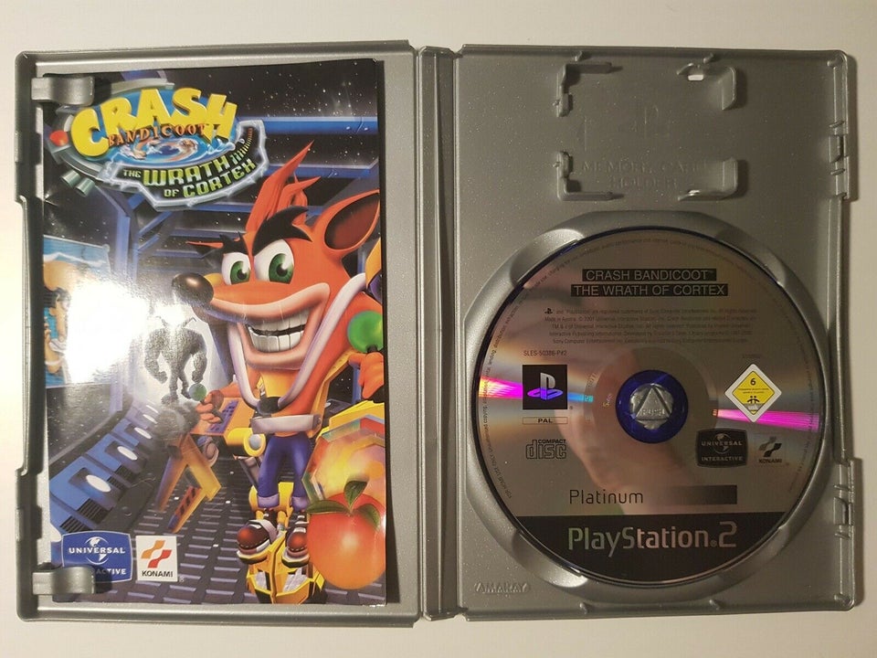 Crash Bandicoot, the wrath of Cortex, PS2