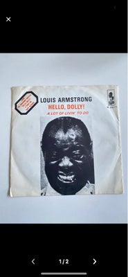 Single, Louis Armstrong, Hello Dolly, Jazz, Louis Armstrong : Hello Dolly! A lot of livin to do. Sin