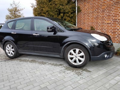 Subaru Tribeca, 3,0 R aut., Benzin, 4x4, aut. 2006, km 293000, sortmetal, træk, nysynet, klimaanlæg,