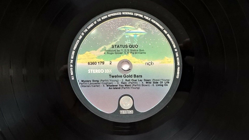 LP, Status Quo, 12 Gold Bars