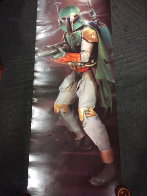 Plakat, motiv: Starwars, b: 53 h: 158, Plakat, med enkelte brugsspor, sælges.