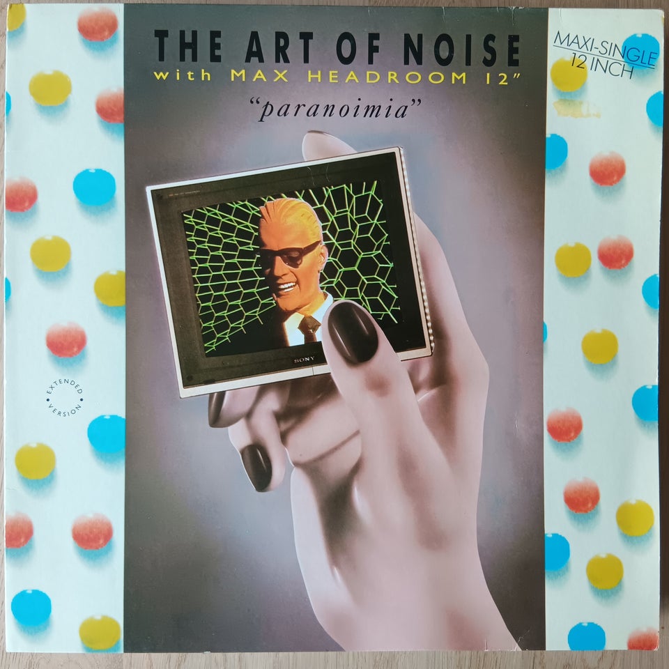 Maxi-single 12", Art of noise, Paranoimia (New special