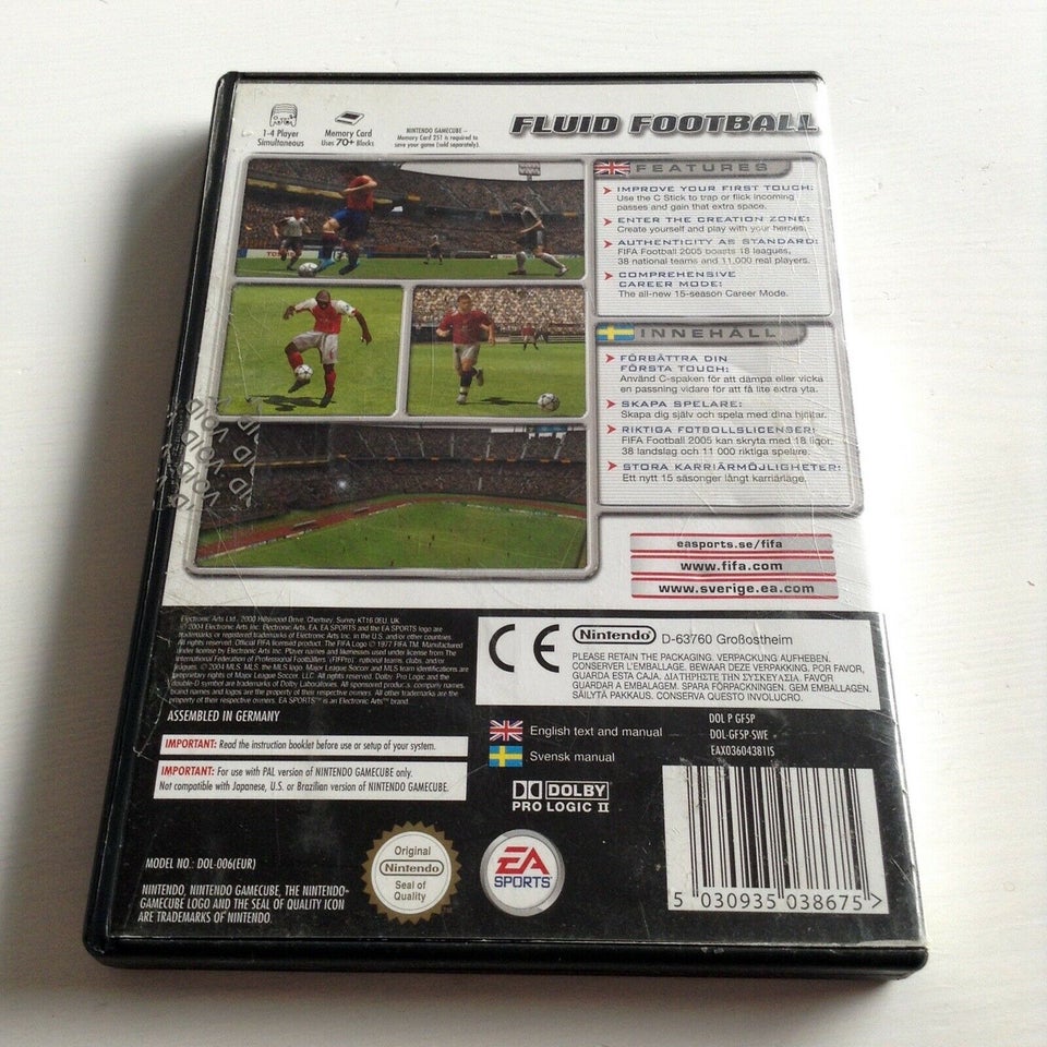 FIFA Football 2005, Gamecube, sport
