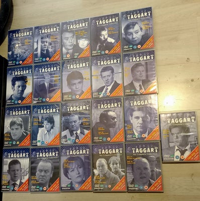 Taggart dvd samling, DVD, TV-serier, 2 skiver I hver dvd æske.. minus danske undertekster.. samlet p
