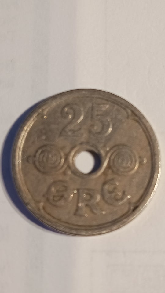 Danmark, mønter, 25 øre