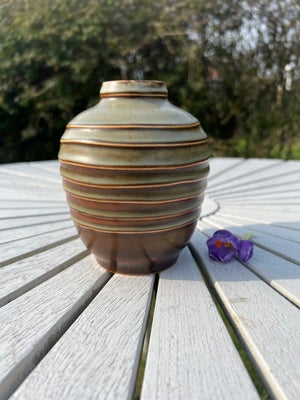 Keramik, vase ebbe sadolin , bing grøndahl ebbe sadolin unika, unik vase signeret Sadolin 13cm høj f