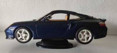 Modelbil, Burago Porsche 996 Turbo (1999), skala 1:18, Burago Porsche 996 Turbo (1999), skala 1:18