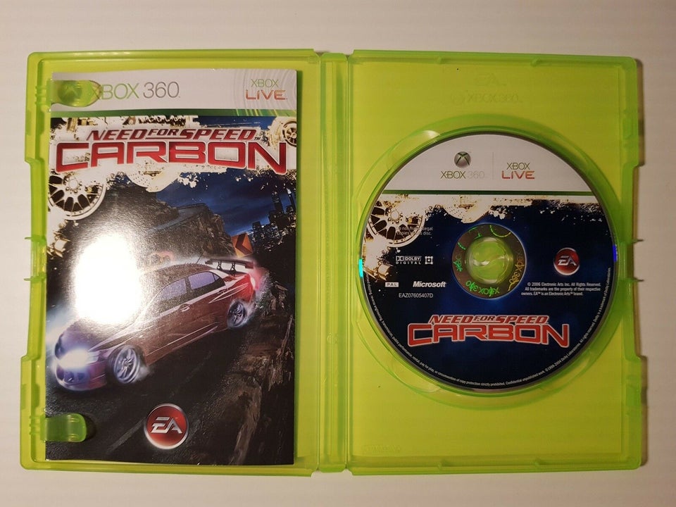 Need for speed, Carbon, Xbox 360