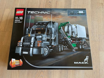 Lego Technic, 42078, Super fed og helt ny lastbil med trailer og container. Har aldrig været åbnet e