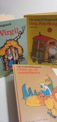 3 stk, Ole Lund Kirkegaard, 3 ældre børne bøger fra Gyldendal af Ole Lund Kirkegard,
Lille Vigil 196
