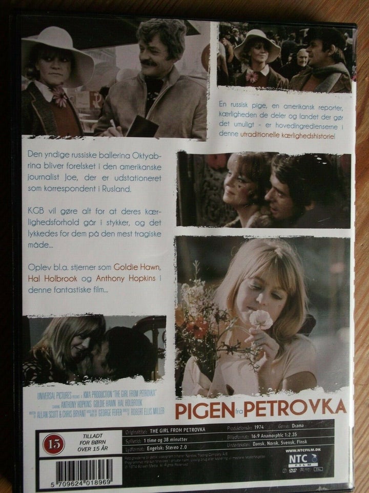 Pigen Fra Petrovka, instruktør Robert Ellis Miller, DVD