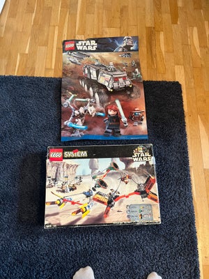 Lego Star Wars, Hej jeg sælger den her gamle Lego starwars æske med inholdet + plakaten 

Det er meg